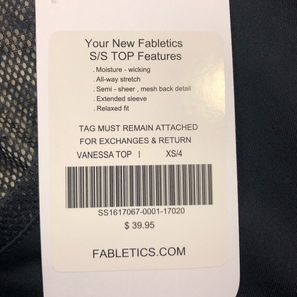 NWT Fabletics Vanessa Top - Picture 6 of 7